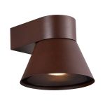 Nordlux Kyklop Cone Luce Da Parete Aluminium Arrugginito | Adatto per GU10