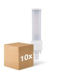 Confezione Multipack 10x Ledvance Dulux-D LED 7W - 830 Luce Calda -  | Sostitutiva 18W
