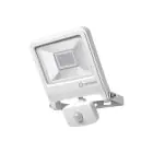 Ledvance Proiettore LED Endura Bianca 30W 2700lm 100D - 830 Luce Calda | IP44 - Sensore di movimento e luce - Simmetrico