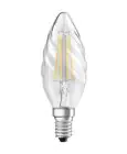Ledvance Classic LED E14 Candela Filamento Chiara 3.4W 470lm - 940 Cool white | Miglior resa cromatica - Dimmerabile - Sostitua 40W