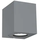 Nordlux Canto Kubi 2 Luce Da Parete Aluminium Grigio Up & Down - 10.6W 500lm - 830 Luce Calda -  | IP44