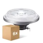Confezione Multipack 6x Philips MASTER Faretti LED G53 AR111 14.8W 875lm 24D - 930 Luce Calda -  | Miglior Resa Cromatica - Dimmerabile - Sostitutiva 75W